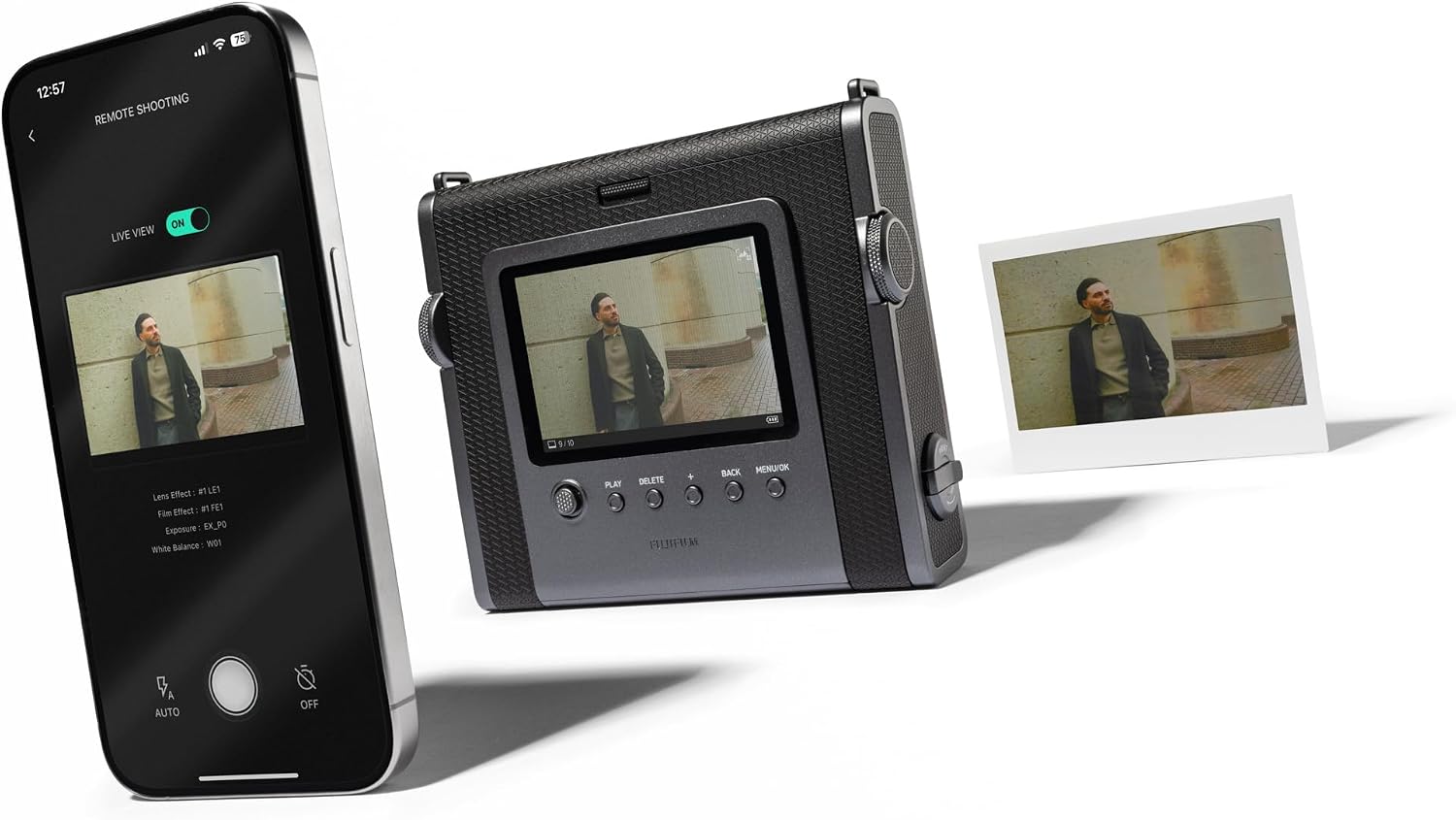Fujifilm INSTAX Wide Evo Instant Film Camera