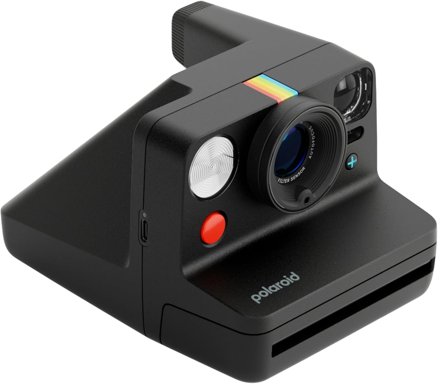 Polaroid Now+ Gen 3 Instant Camera, Black + Color Film Bundle (8 Photos)