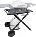 Portable Cart for Weber Q1200, Q1000, Q2200, Q2000, Q2400, Folding Cart for Outdoor BBQ，Portable Stand for Weber Q Series Gas Grills and Ninja Woodfire OG700 Series