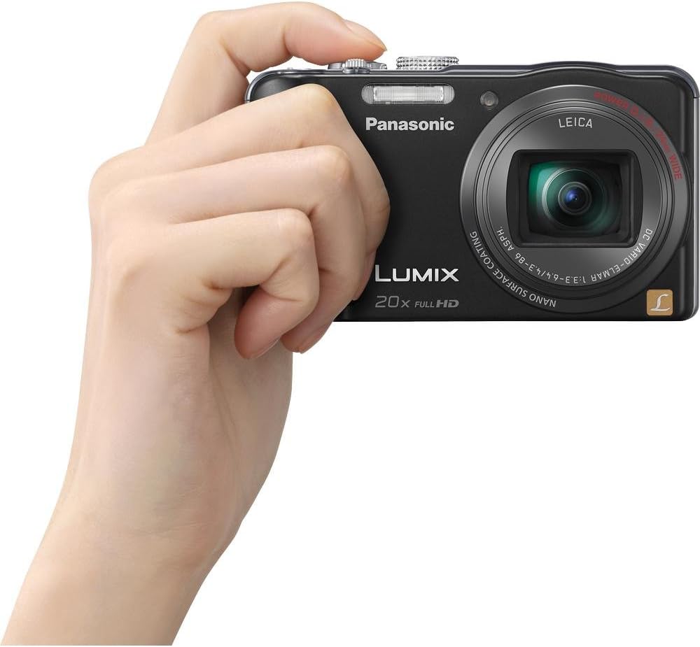 Panasonic Lumix ZS20 14.1 MP High Sensitivity MOS Digital Camera with 20x Optical Zoom (Black) (OLD MODEL)