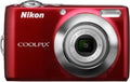Nikon COOLPIX L24 14 MP Digital Camera with 3.6x NIKKOR Optical Zoom Lens and 3-Inch LCD (Red)