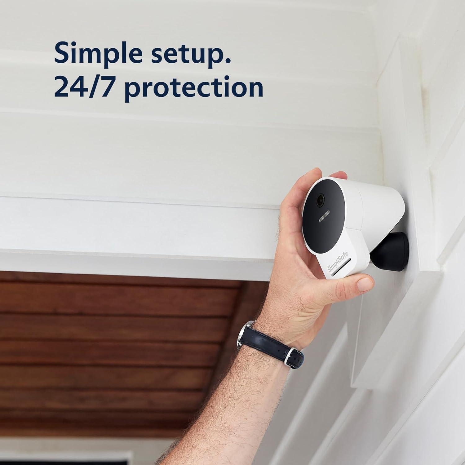 SimpliSafe Outdoor Security Camera Series 2, 1080p Wireless and Wired Home Security Camera, Compatible with Gen 3 System, Motion-Only Alerts