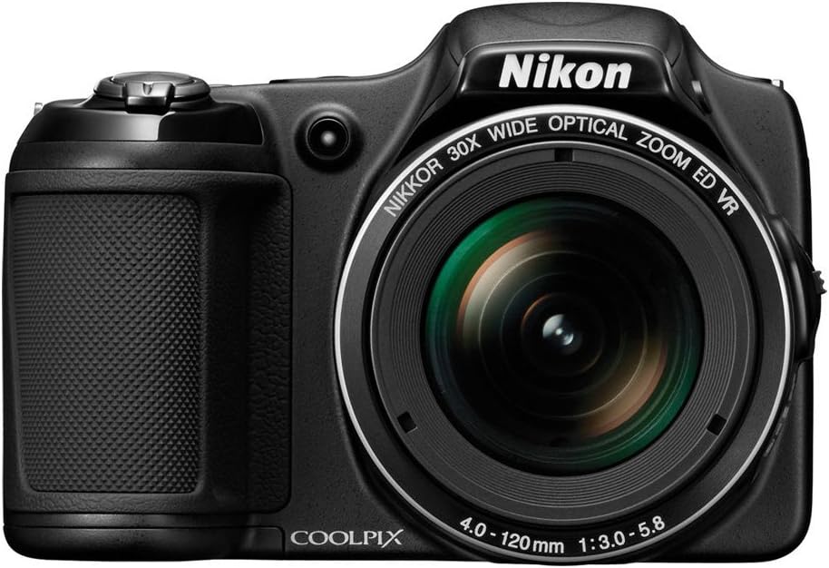 Nikon COOLPIX L820 16 MP CMOS Digital Camera with 30x Zoom Lens and Full HD 1080p Video (Black) (Old Model) (Renewed)