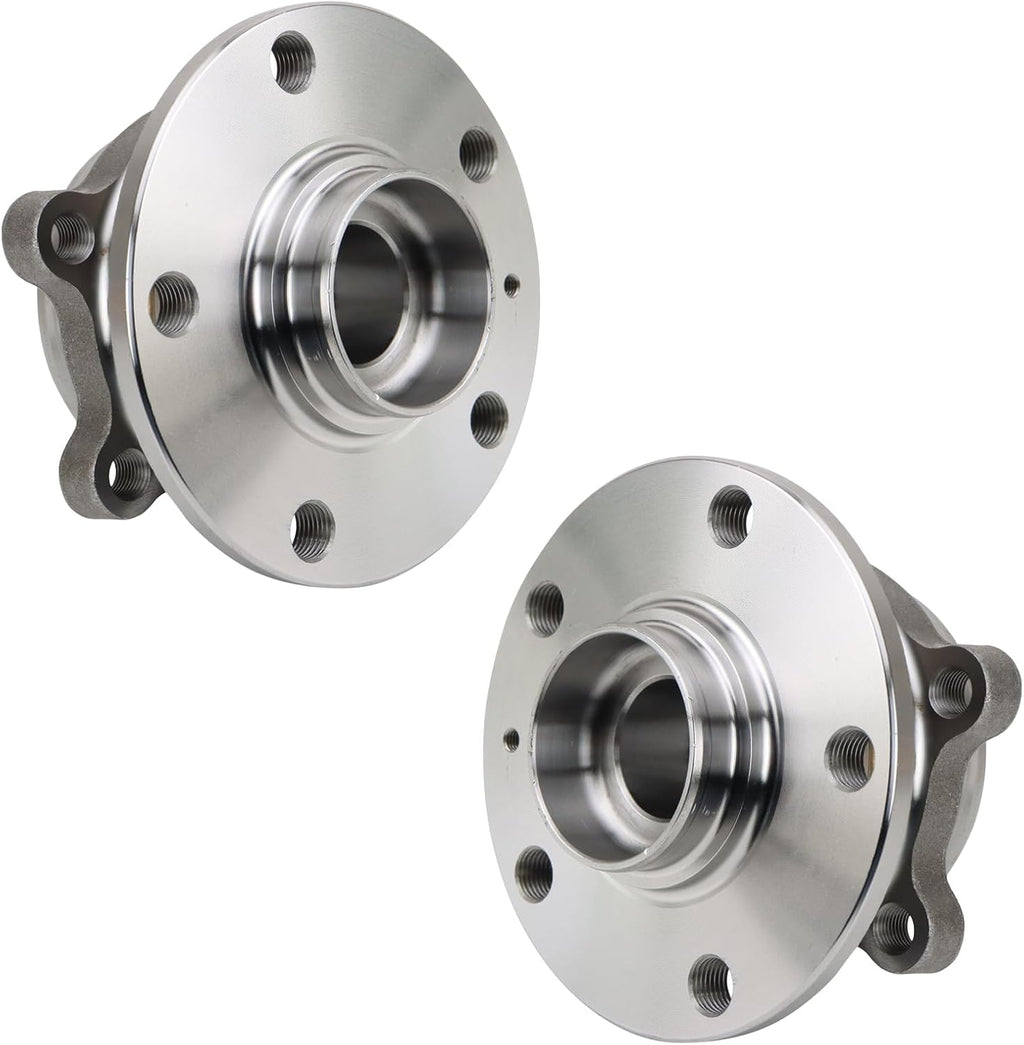 TRQ Front Left and Right Wheel Bearing and Hub Assembly Set 2 Piece Compatible with 2018-2021 Volkswagen Atlas 2020-2021 Atlas Cross Sport