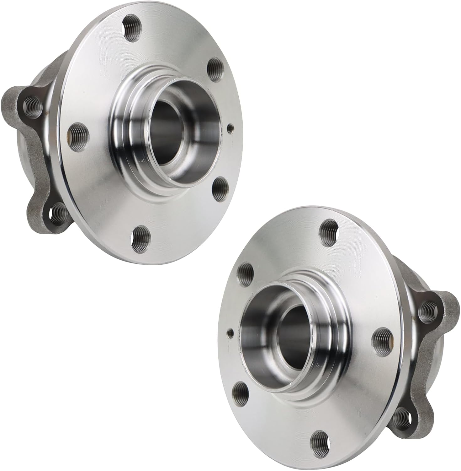 TRQ Front Left and Right Wheel Bearing and Hub Assembly Set 2 Piece Compatible with 2018-2021 Volkswagen Atlas 2020-2021 Atlas Cross Sport