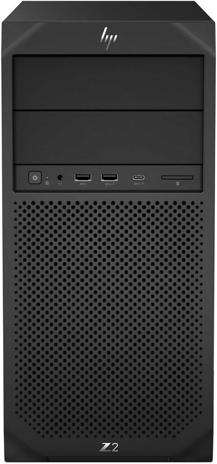 PCSP Z2 G4 Tower Workstation, Intel Xeon E-2124G 4-Core 3.4GHz, 512GB NVMe M.2 SSD, UHD Graphics P630, USB 3.1, 500W PSU, Windows 11 Pro (Renewed) (32GB DDR4)