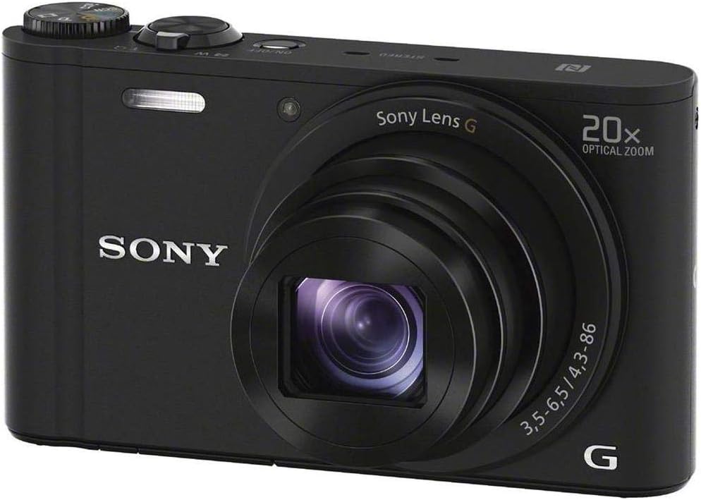 Sony DSCWX350 18 MP Digital Camera (Black)