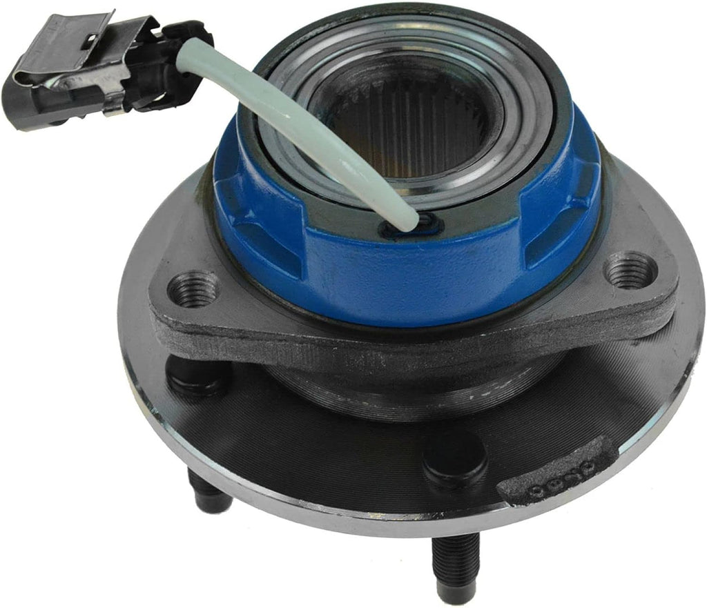 TRQ 2 Piece Front Rear Wheel Bearing & Hub Assembly Set Compatible with 2004-2005 Buick Century 2005-2009 Lacrosse 1997-2004 Regal 2005 Terraza 2000-2013 Chevrolet Impala 2014-2016 Impala Limited 200