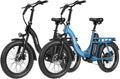 ESKUTE Electric Bike for Adults – 1200W Peak Motor, Folding 20x3 Fat Tire E‑Bike, 48V 10.4Ah Battery, Step‑Through Cargo Fold Ebike, NFC Unlock, 28 MPH, 7‑Speed, Up to 55 Miles