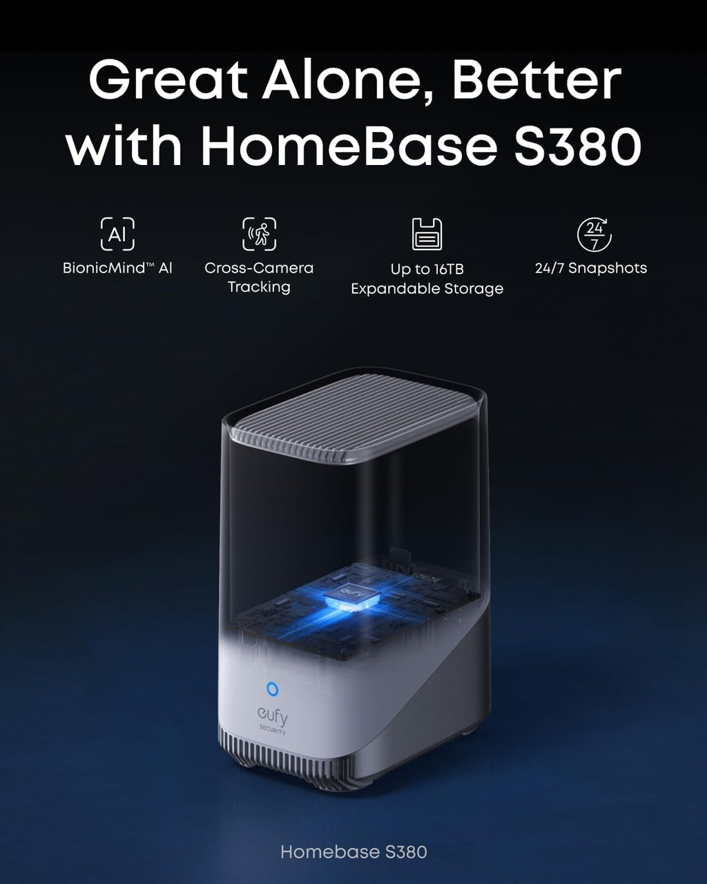 eufy Security eufyCam S4 2-Cam Kit,4K Solar Camera Wireless Outdoor, 3-Lens Bullet-PTZ Cam, 360°View Cross-Cam Track, Al Recognition, 8X 2oom, Color Night Vision, 0 Monthly Fee, Expandable up to 16TB