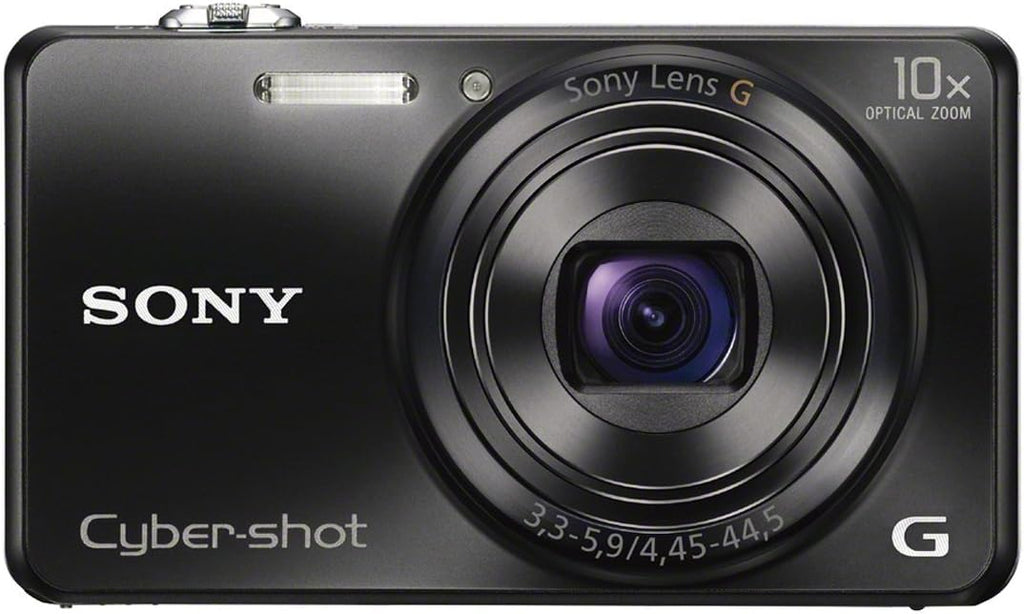 Sony DSCWX200 Digital Compact Camera with Wi-Fi - Black (18MP, 10x Zoom)