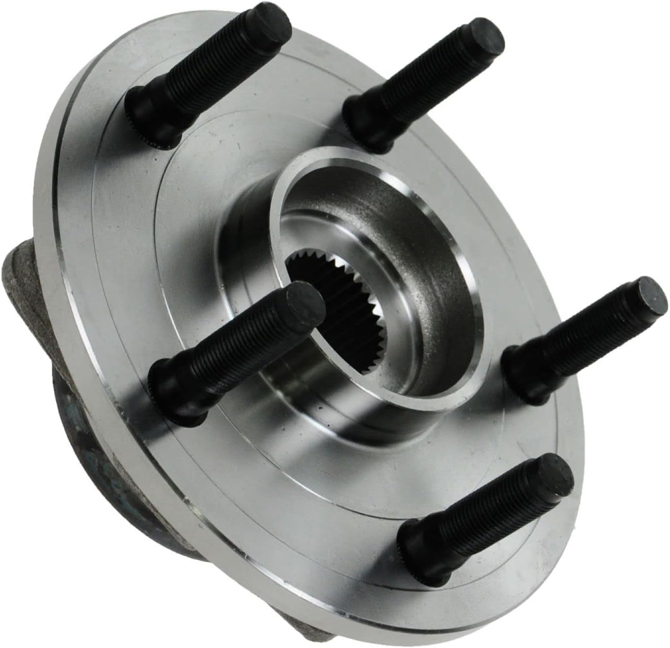 TRQ 2 Piece Wheel Bearing & Hub Assembly Set Compatible with 2002-2005 Dodge Ram 1500