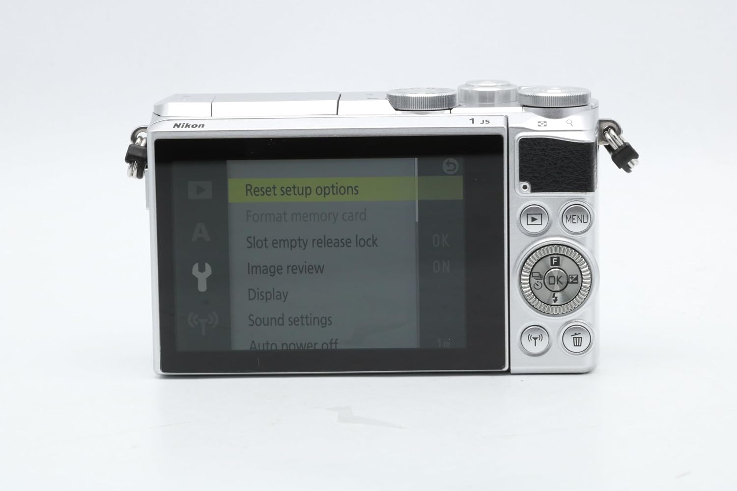 Nikon 1 J5 Mirrorless Digital Camera (Silver Body Only) International Version (No Warranty)