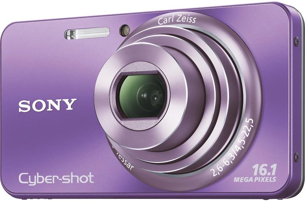 Sony Cyber-Shot DSC-W570 16.1 MP Digital Still Camera with Carl Zeiss Vario-Tessar 5x Wide-Angle Optical Zoom Lens and 2.7-inch LCD (Violet)