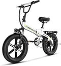 DriftGod Folding Electric Bike, 48V 20.8AH Large Removable Battery E Bike - 20'x3' Fat Tire - 80 Miles Max Range Ebike for Adults,Electric Bicycles for Commuter