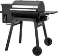 Brisk It Zelos-450 Electric Wood Pellet Smoker Grill – A.I. Smart BBQ Grills with WiFi, 450 sq.in Cooking Area, 7-in-1 Outdoor Grill & Smoker, PID Controller (Up to 500°F), Meat Probe