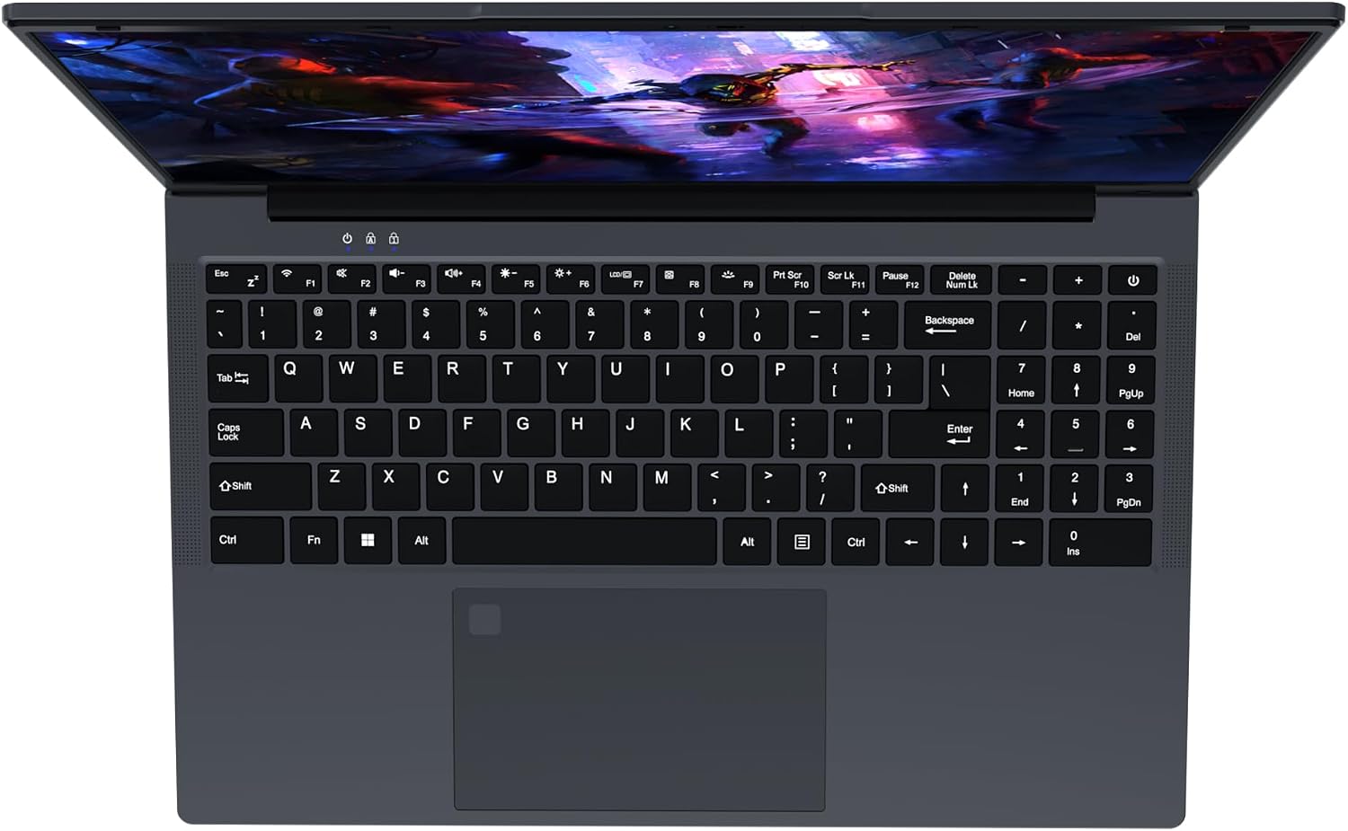 32GB RAM Laptop Computer with 1TB NVMe SSD, Intel N150 Quad-Core Processor(Up to 3.6GHz), 15.6' FHD IPS Display, 8000mAh Battery, Backlit Keyboard, Privacy Webcam, Fingerprint Unlock, Win11 Pro
