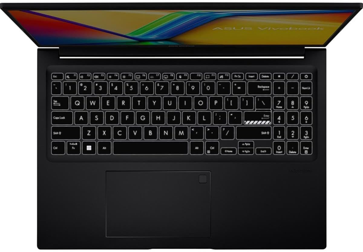 ASUS VivoBook 16 Laptop, 16' WUXGA (1920 x 1200) 16:10Display, AMD Ryzen 7 7730U CPU, AMD Radeon™ Graphics, 8GB RAM, 1TB SSD, Fingerprint Sensor, Windows 11 Home, Indie Black, M1605YA-ES74