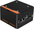 StoneStorm 4-Bay NAS Mini PC Dual 2.5GbE i226-v LAN Ports, 12th Gen. N150 with DDR5 MAX 48GB, 4 M.2 NVMe 2280, Dual 4K Display, 2 USB3.2 10Gbps for Micro Firewall Router/Pocket Computer (Barebone)