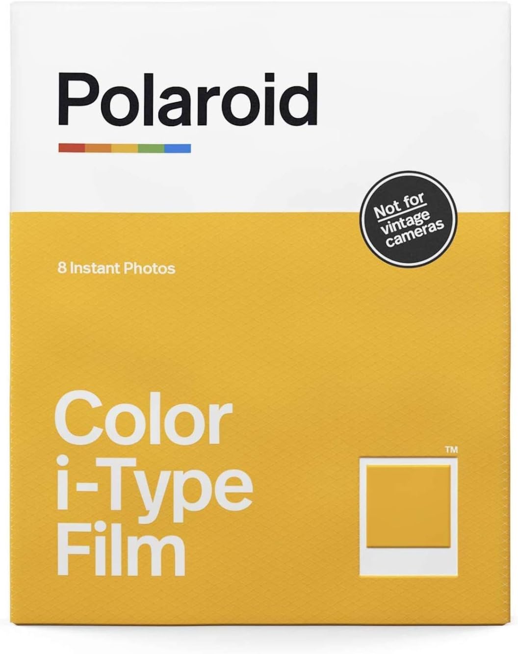 Polaroid Now 2nd Generation I-Type Instant Film Camera (White), Shoot and Print Bundle with Magnetic/Hanging Photo Frames and Color Instant Film (8 Exposures) (3 Items)