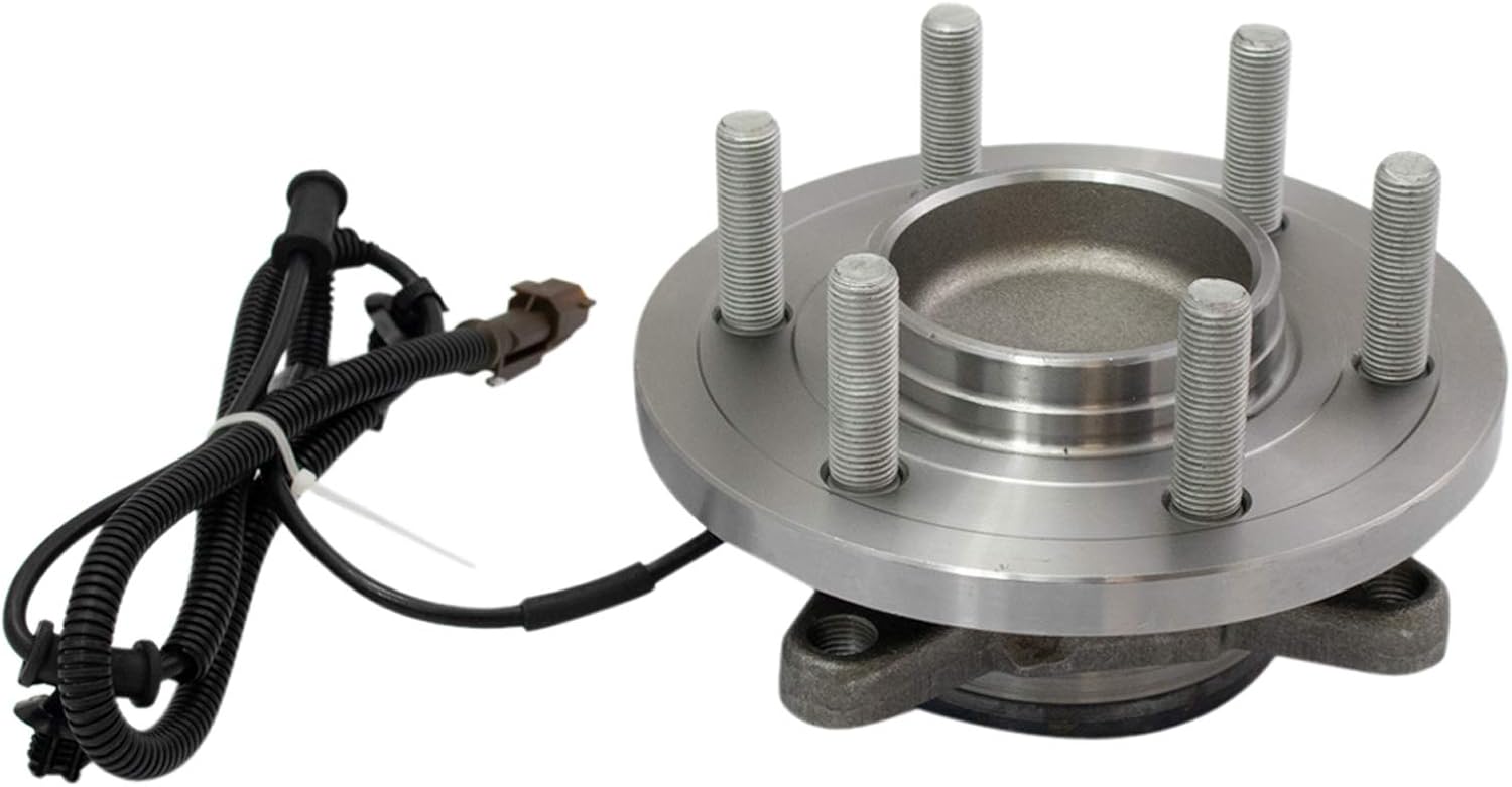 TRQ Front Driver and Passenger Side Wheel Bearing and Hub Assembly Set 2 Piece Compatible with 2015-2017 Ford F-150 RWD