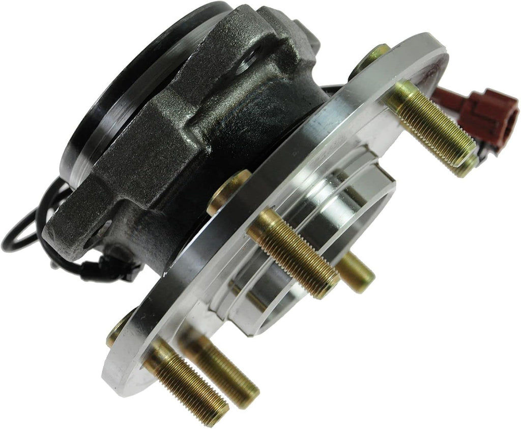 TRQ 2 Piece Front Rear Wheel Bearing & Hub Assembly Set Compatible with 2004-2007 Infiniti QX56 2005-2007 Nissan Armada 2004 Pathfinder Pathfinder Armada