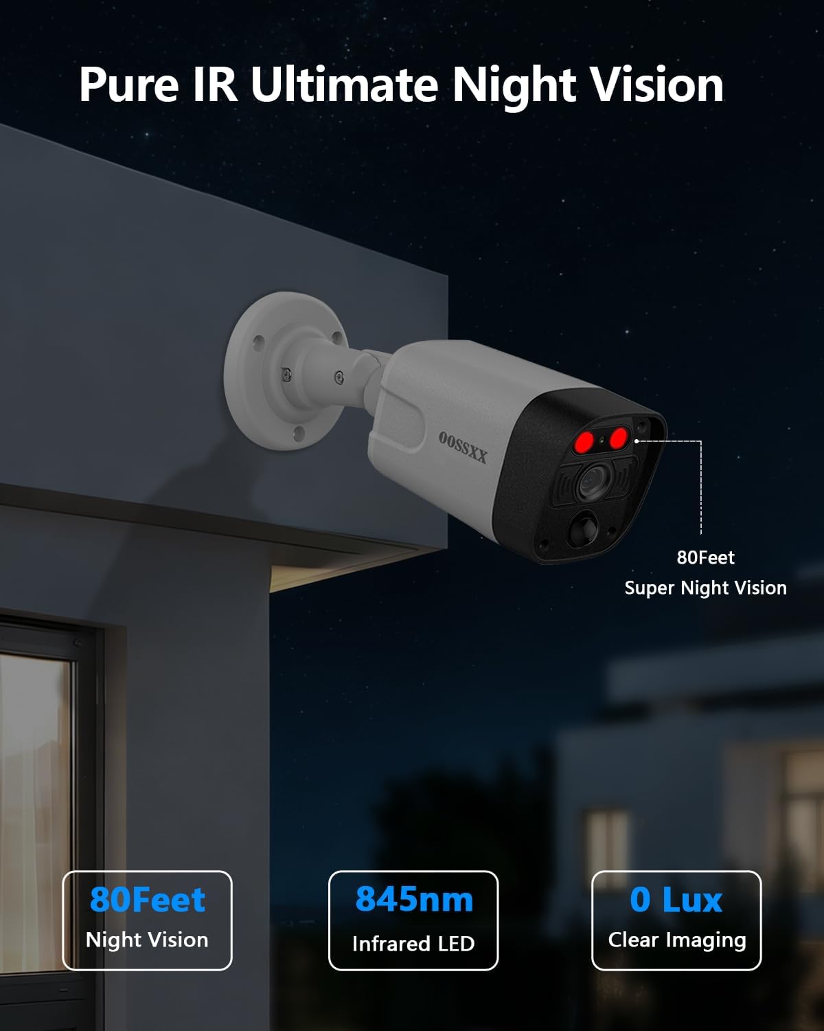 (2026 Update) 4K PoE Security Camera System w/PIR & AI Human Detection, 8CH NVR w/ 3TB HDD, 8 Cameras, 130° Ultra Wide Angle, 90-Day Recording, 2-Way Audio, Remote Control, No Monthly Fee