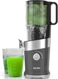 Aeitto Juicer machines with 4.9' Wide Feed Chute Fit Whole Fruits & Vegetables, Easy to Clean,Grey
