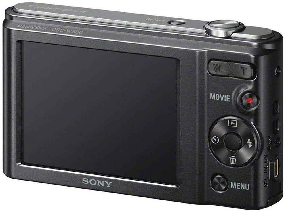 Sony DSCW800/B 20.1 MP Digital Camera (Black)