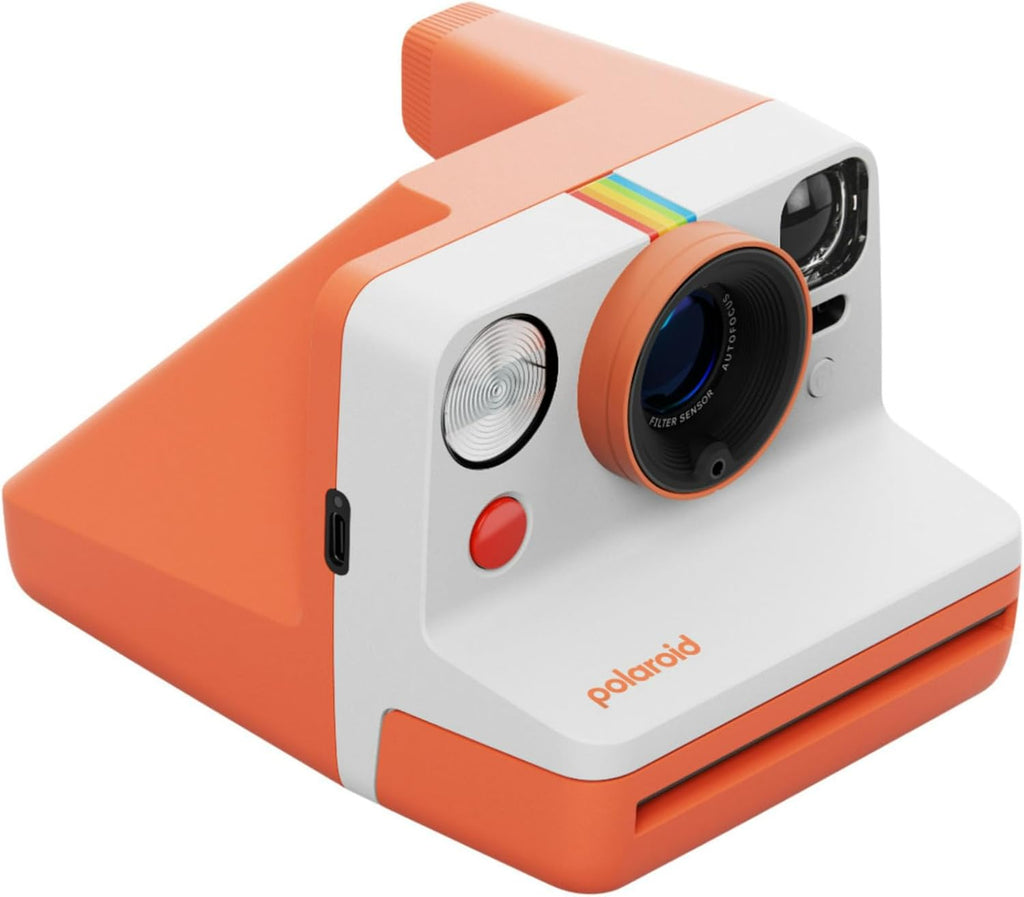 Polaroid Now Generation 3 Coral Analog Instant Camera Bundle with Color Instant Film and Cam Kit for Polaroid