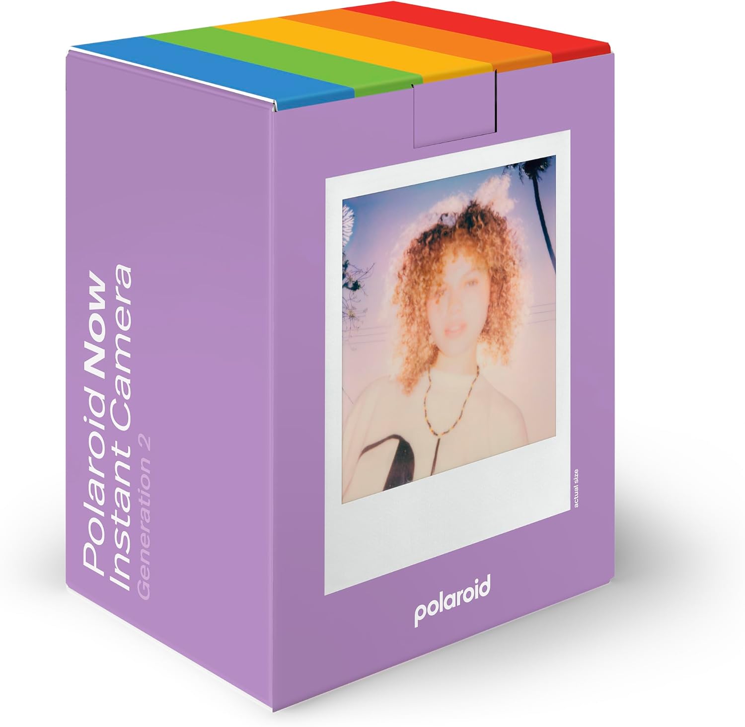 Polaroid Now 2nd Generation I-Type Instant Film Camera - Purple (9149)
