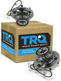 TRQ 2 Piece Front Wheel Bearing & Hub Assembly Set 4WD Compatible with 1999-2000 Cadillac Escalade 1995-1999 Chevrolet K1500 K1500 Suburban 1995-1997 K2500 1995 K2500 Suburban 1995-2000 Tahoe GMC 199
