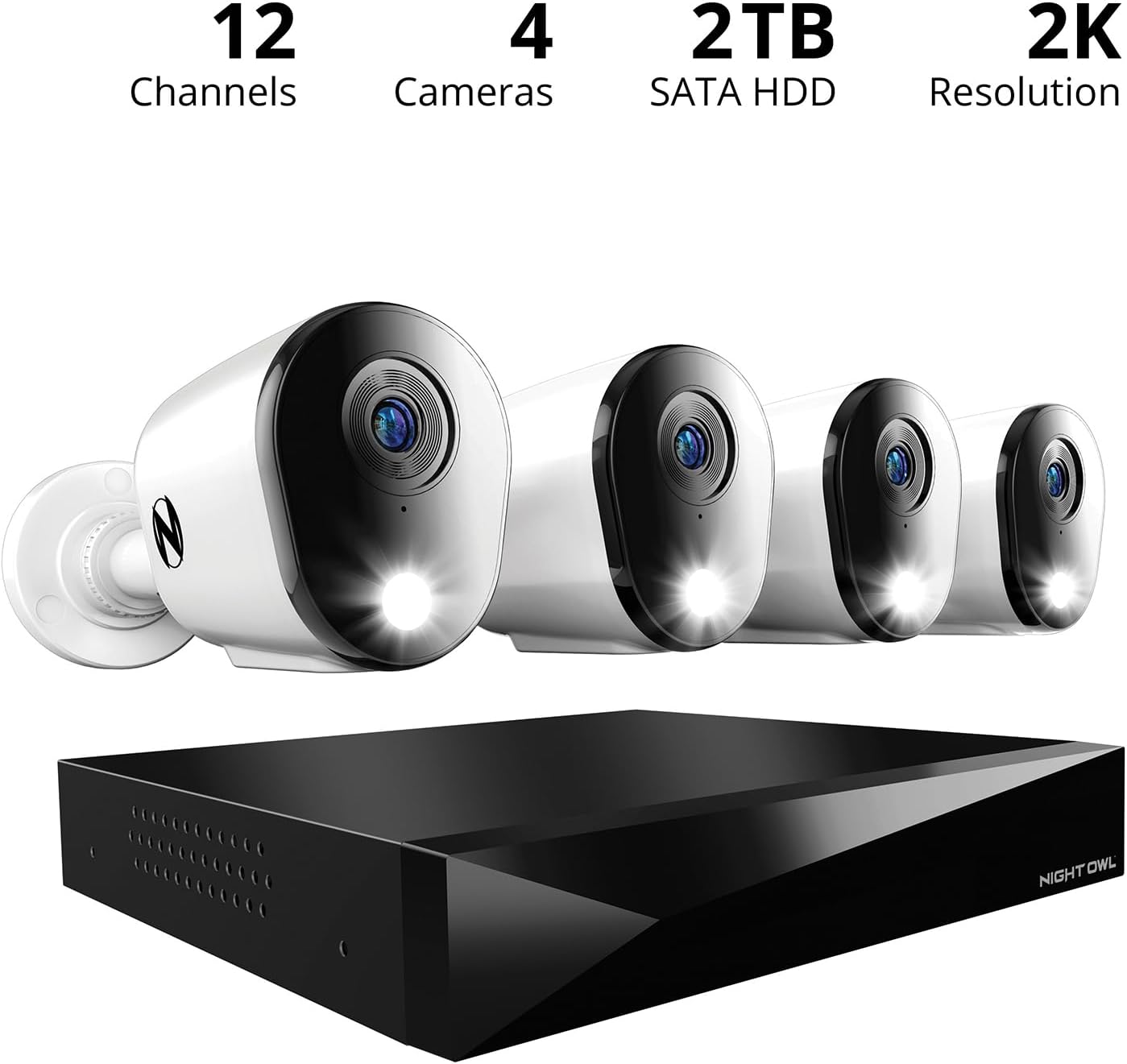 Night OWL FTD4-81-4L HD DVR Security KIT