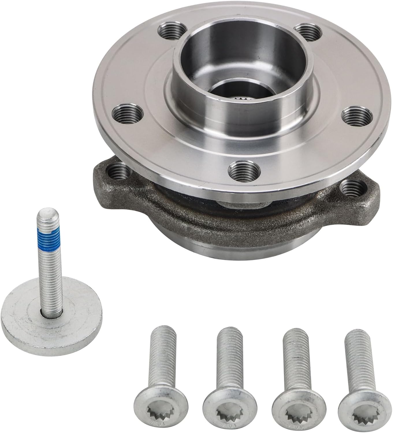 TRQ 2 Piece Wheel Bearing & Hub Assembly Set Compatible with 2019 Volvo S60 2017-2019 S90 V60 2018-2019 V90 V90 Cross Country XC60 2016-2019 XC90