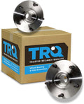 TRQ Front Left and Right Wheel Bearing and Hub Assembly Set 2 Piece Compatible with 1994-1996 Dodge Ram 1500 4WD 1997-1999 Ram 1500 4WD with 2 Wheel ABS Brakes