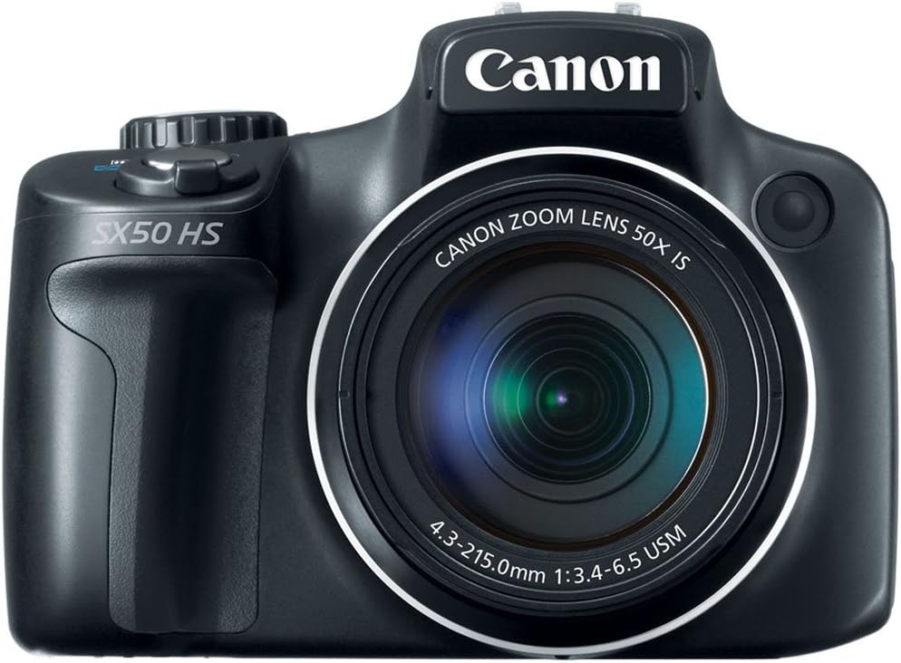 Canon PowerShot SX50 HS 12.1 MP Digital Camera with 50x Wide-Angle Optical Image Stabilized Zoom Black