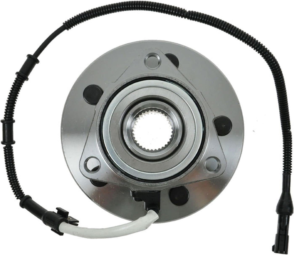 TRQ 2 Piece Front Wheel Bearing & Hub Assembly Set 4WD Compatible with 1997-2000 Ford F-150
