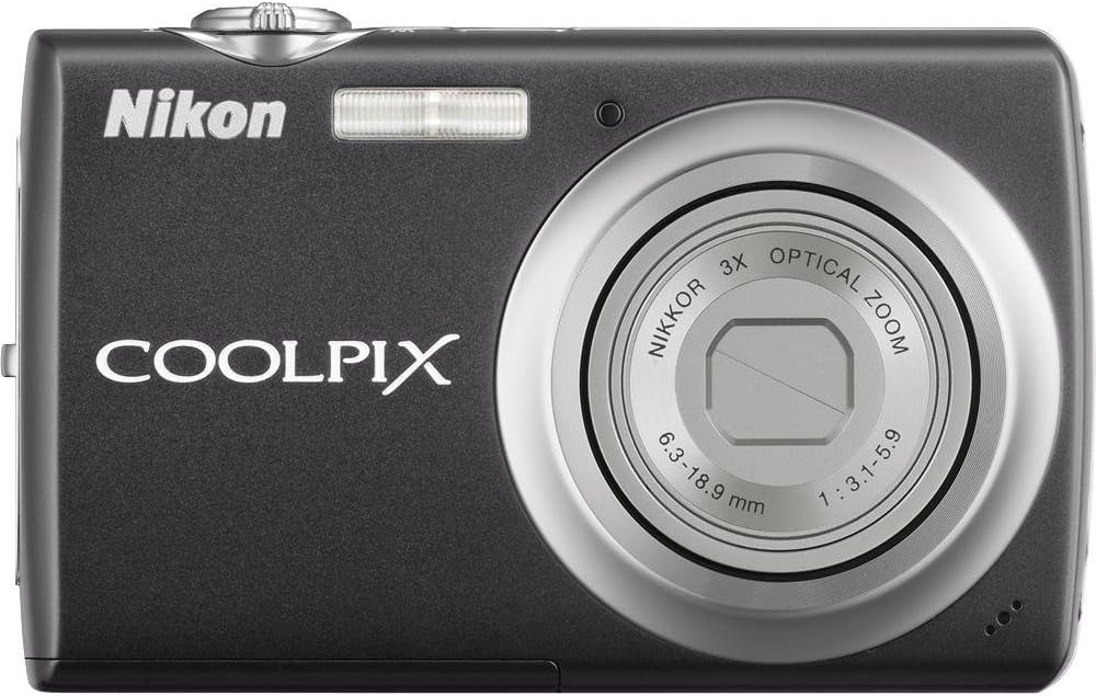Nikon Coolpix S220 10MP Digital Camera with 3x Optical Zoom and 2.5 inch LCD (Graphite Black)