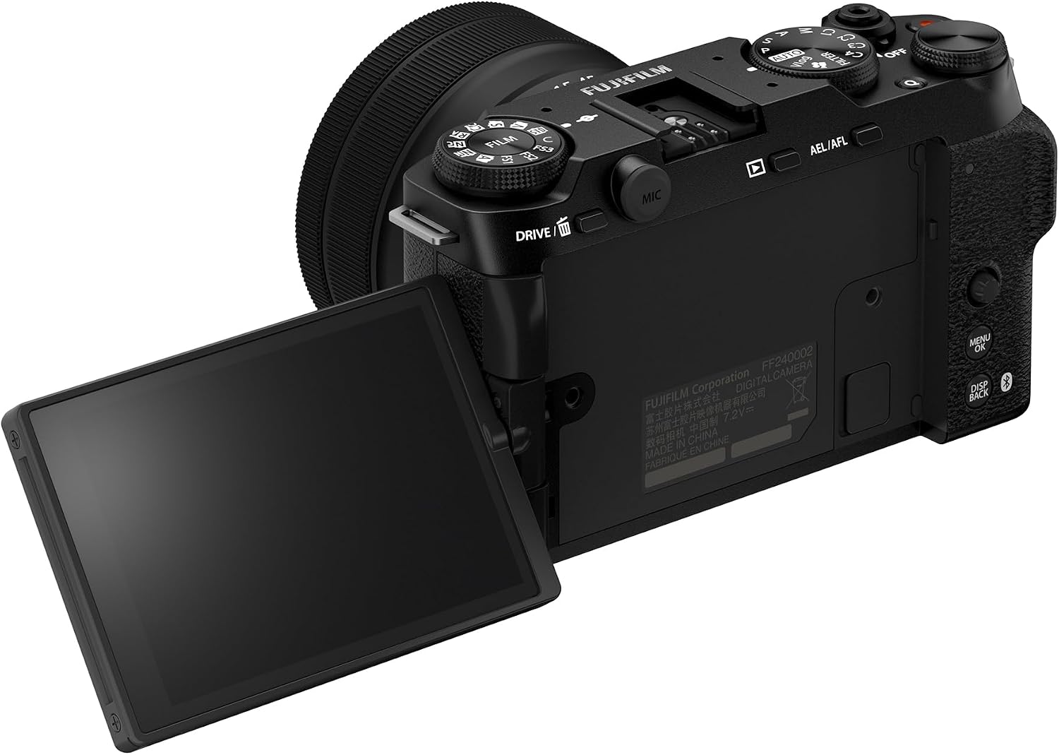 FUJIFILM X-M5 Mirrorless Digital Camera XC15-45mmF3.5-5.6 OIS PZ Lens Kit - Black