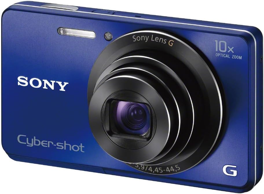 Sony Cyber-shot DSC-W690 16.1 MP Digital Camera with 10x Optical Zoom and 3.0-inch LCD (Blue) (2012 Model)