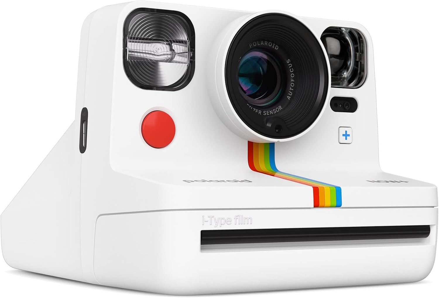 Polaroid Now 2nd Generation I-Type Instant Film Camera (White), Shoot and Print Bundle with Magnetic/Hanging Photo Frames and Color Instant Film (8 Exposures) (3 Items)