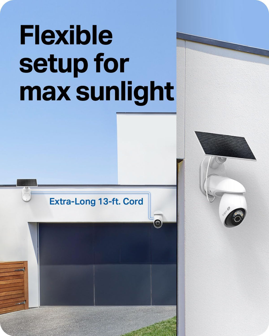 Tapo 4K Outdoor Pan/Tilt Wireless Security Camera - Battery with Solar Charging, 360° Motion Track, 24/7 Capture, Person/Vehicle Detection, Subscription-Free Local Storage or Optional Cloud, C660 KIT