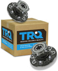 TRQ Front Driver and Passenger Side Wheel Bearing and Hub Assembly Set 2 Piece Compatible with 1994-1999 Dodge Ram 2500 4WD with 2 Wheel ABS Brakes 4 Bolt Flange