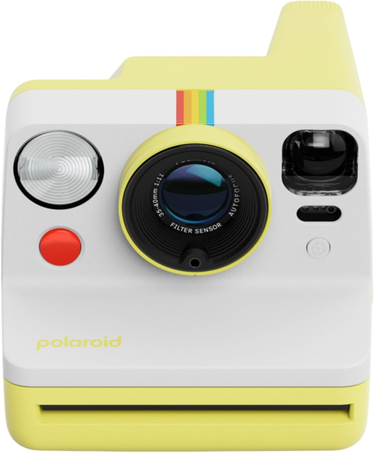 Polaroid Now Generation 3 Yellow Analog Instant Camera with Tripod Mount Bundle with Color Film and Accessories