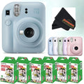 Fujifilm Instax Mini 12 Instant Camera (Camera + 6 x Twin Packs, Pastel Blue)