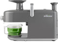 Tribest Greenstar 5 GS5 All Stainless Steel Twin Gear Cold Press Masticating Juicer with Easy Clean Housing, Screen Cleaning Tool and Glass Pitcher, Gray