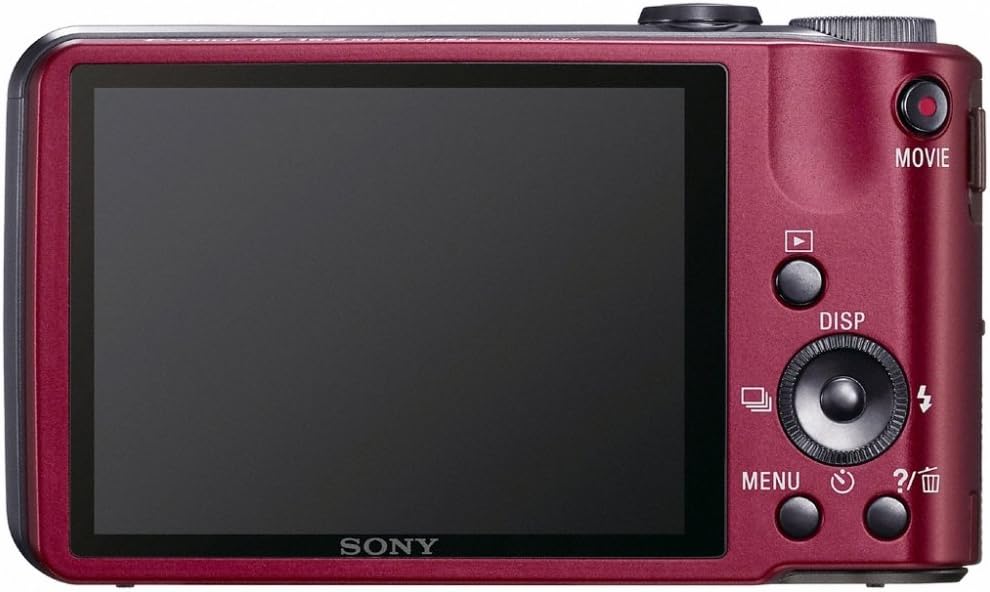 Sony Cyber-Shot DSC-HX7V 16.2 MP Exmor R CMOS Digital Still Camera with 10x Wide-Angle Optical Zoom G Lens, 3D Sweep Panorama, and Full 1080/60i HD Video (Red)