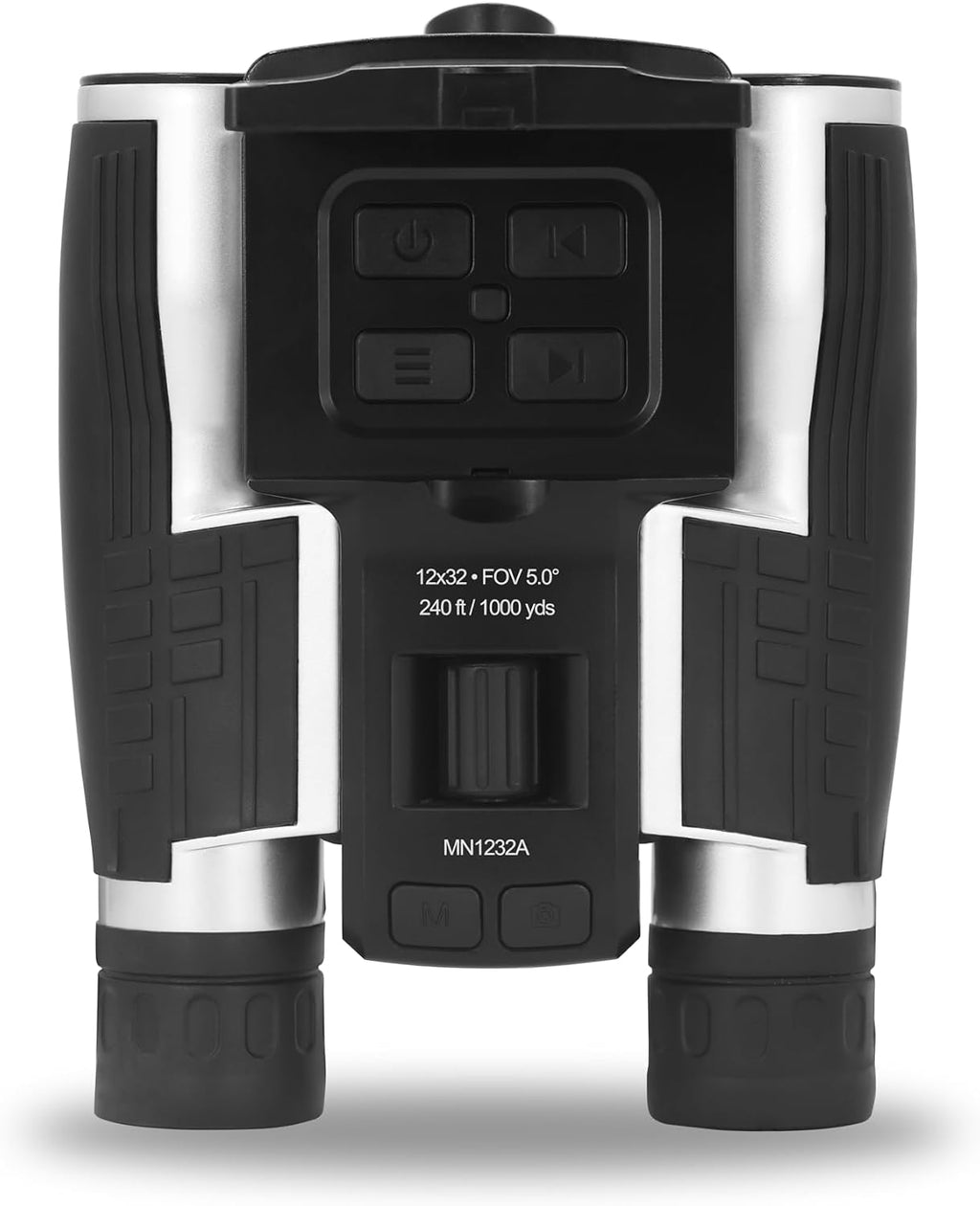 Minolta 12x32 Digital Binoculars - 4K UHD Video Camera, 48MP Photo, 8X Digital Zoom, IPS Anti-Glare Screen, Fog-Resistant Optics, Compact, Ideal for Birdwatching & Travel Hunting