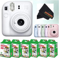 Fujifilm Instax Mini 12 Instant Camera (Camera + 6 x Twin Packs, Clay White)