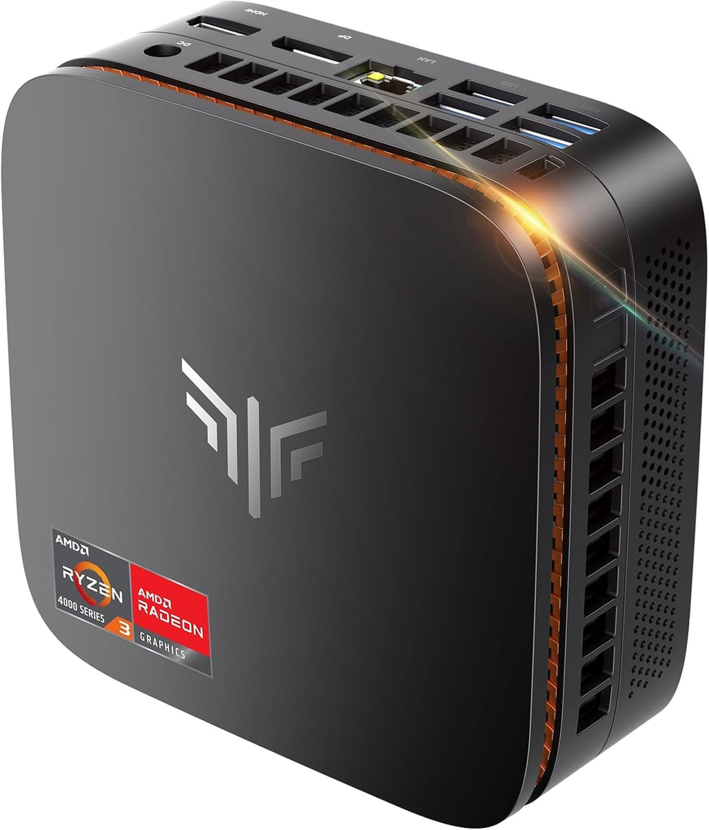 KAMRUI Pinova P1 Mini PC Windows 11 pro, AMD Ryzen R2544 Mini Computer (Beats 4300U/10110U, Up to 3.7GHz), 16GB DDR4 RAM 512GB M.2 SSD, Triple 4K Display, WiFi/BT/for Business Home Office Mini PC